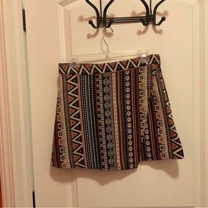 Anthropologie En Crème Skirt Size Tapestry Print Size M